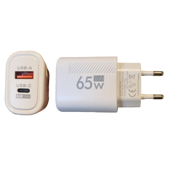 GaN 65W USB lader